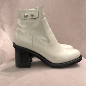Rag and Bone booties. White. Excellent condition.